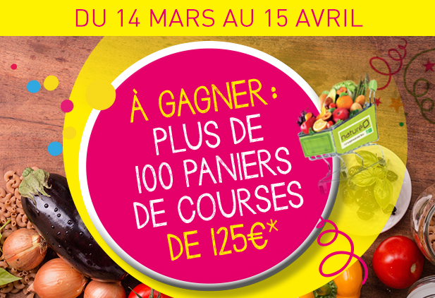 Grand Jeu 100 Paniers de Courses naturéO