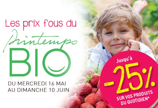 Les prix fous du Printemps Bio