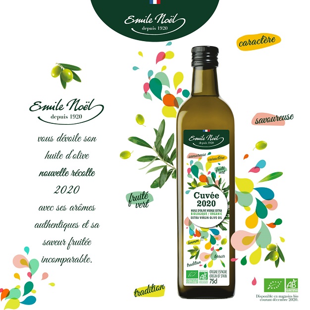 Huile d'olive nouvelle récolte en bouteille de 75 cl : Huiles bio