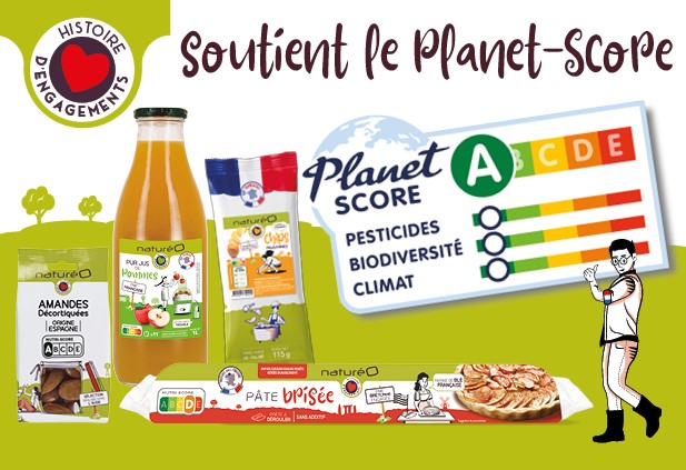 naturéO s'engage pour le Planet-score®